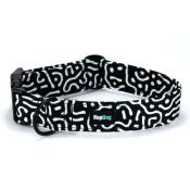 GRAPHIC STYLE collier chien noir et blanc