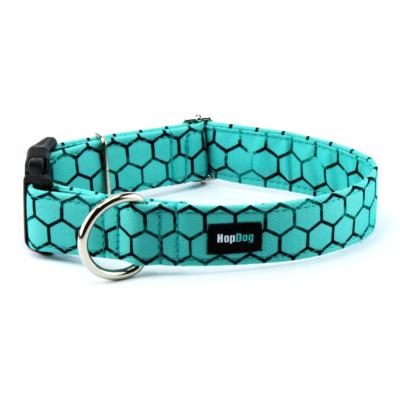 BUSY BEE collier pour chien turquoise