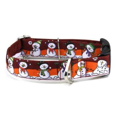 Collier de Noël pour chien Happy Snowmann