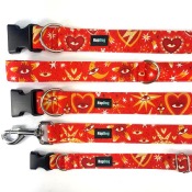 CELESTIAL HEART Collier chien rouge