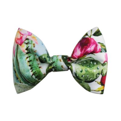 Noeud papillon pour chien Pink Cactus