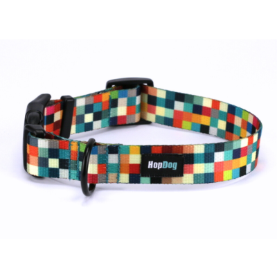 PIXEL collier pour chien coloré