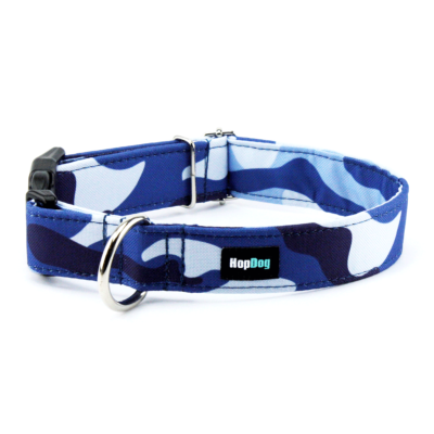 COLD CAMO - collier chien camouflage bleu