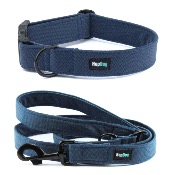 Ensemble BLEU INK collier et laisse