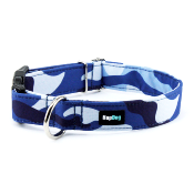 COLD CAMO - collier chien camouflage bleu