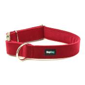 Collier pour chien en velours Chistmas Red