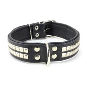 Collier GROS CHIEN en cuir noir