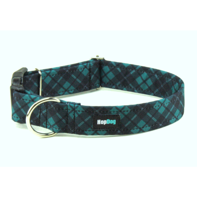 TARTAN VERT collier chien écossais