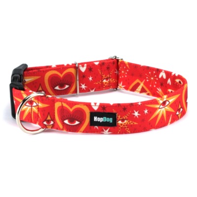 CELESTIAL HEART Collier chien rouge