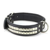 Collier GROS CHIEN en cuir noir
