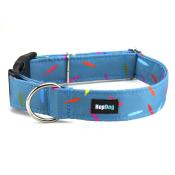 CONFETTI collier pour chien  pois multicolore 