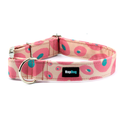 CANDY DOT collier pour chien rose pastel